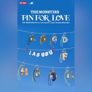 Pop Mart The Monsters Pin for Love Series